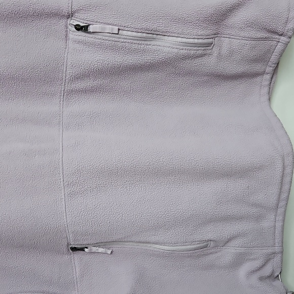 The North Face Light Purple Fleece Hoodie Cowl Neck Sz Med Womens - Picture 5 of 6